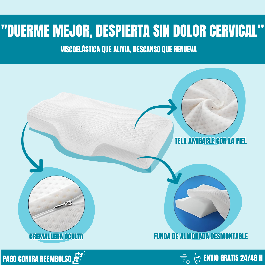 Almohada Cervical Viscoelástica - ViscoPro™