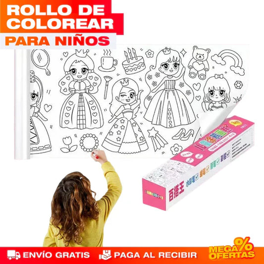 Rollo de Dibujo Autoadhesivo™ - Ideal para Colorear