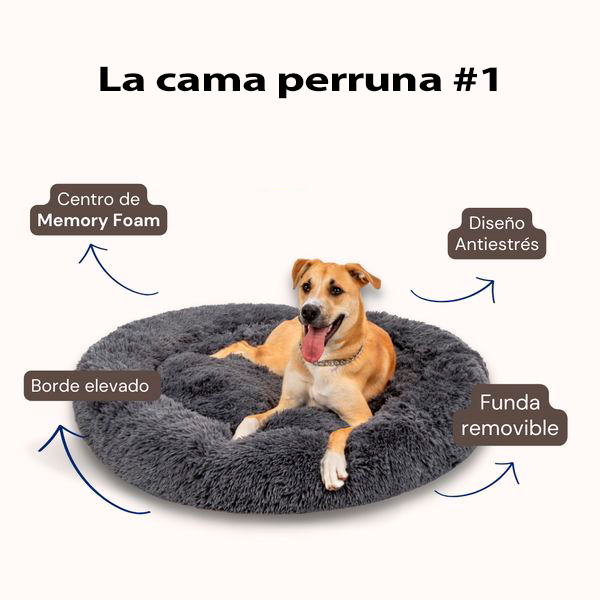 Camita Antiestrés Con MemoryFoam Perros - Confy™