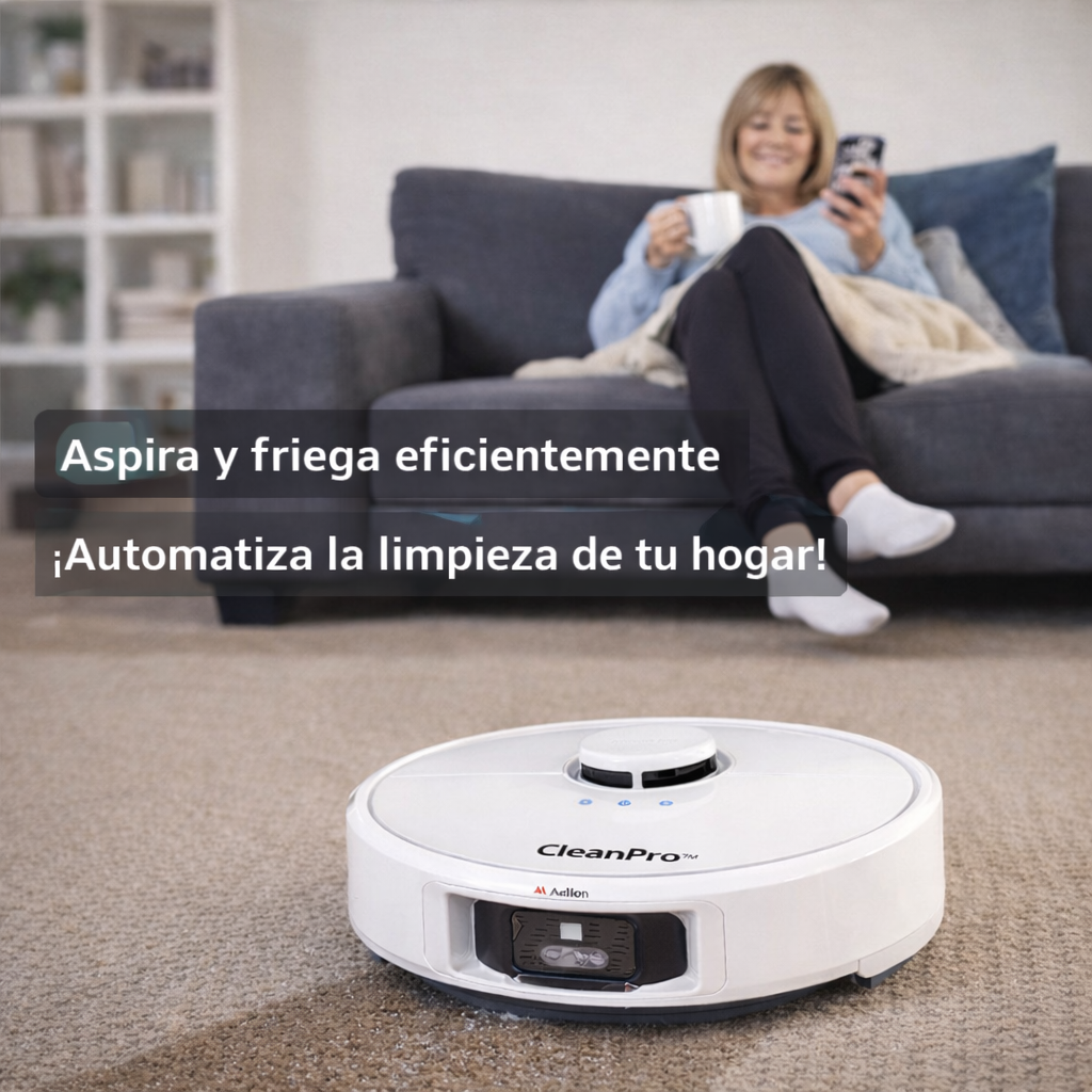 CleanPro™ - El Robot 3 en 1 que lo cambia todo, limpia, barre y friega por ti, cuida tu hogar sin tener que levantarte (30 días de prueba + Garantía 5 años + Regalo HOY))