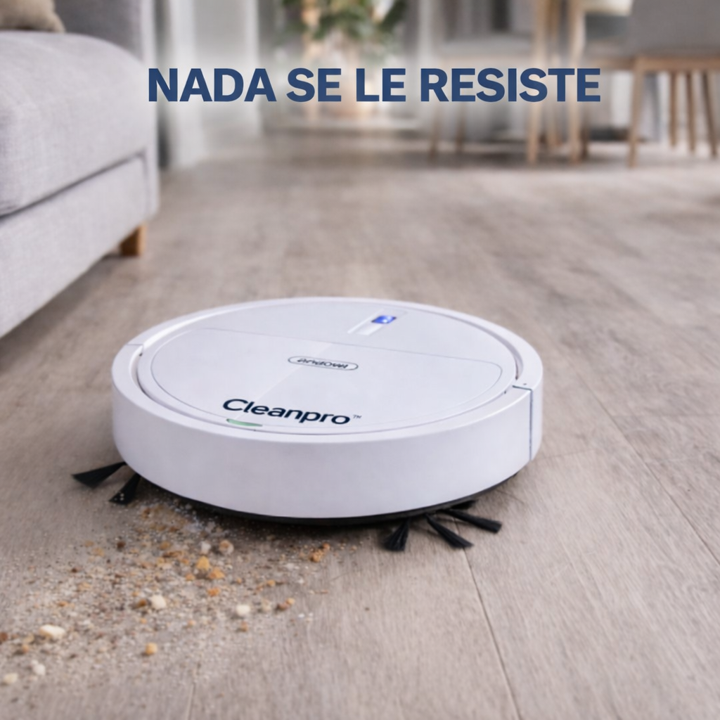 CleanPro™ - El Robot 3 en 1 que lo cambia todo, limpia, barre y friega por ti, cuida tu hogar sin tener que levantarte (30 días de prueba + Garantía 5 años + Regalo HOY))