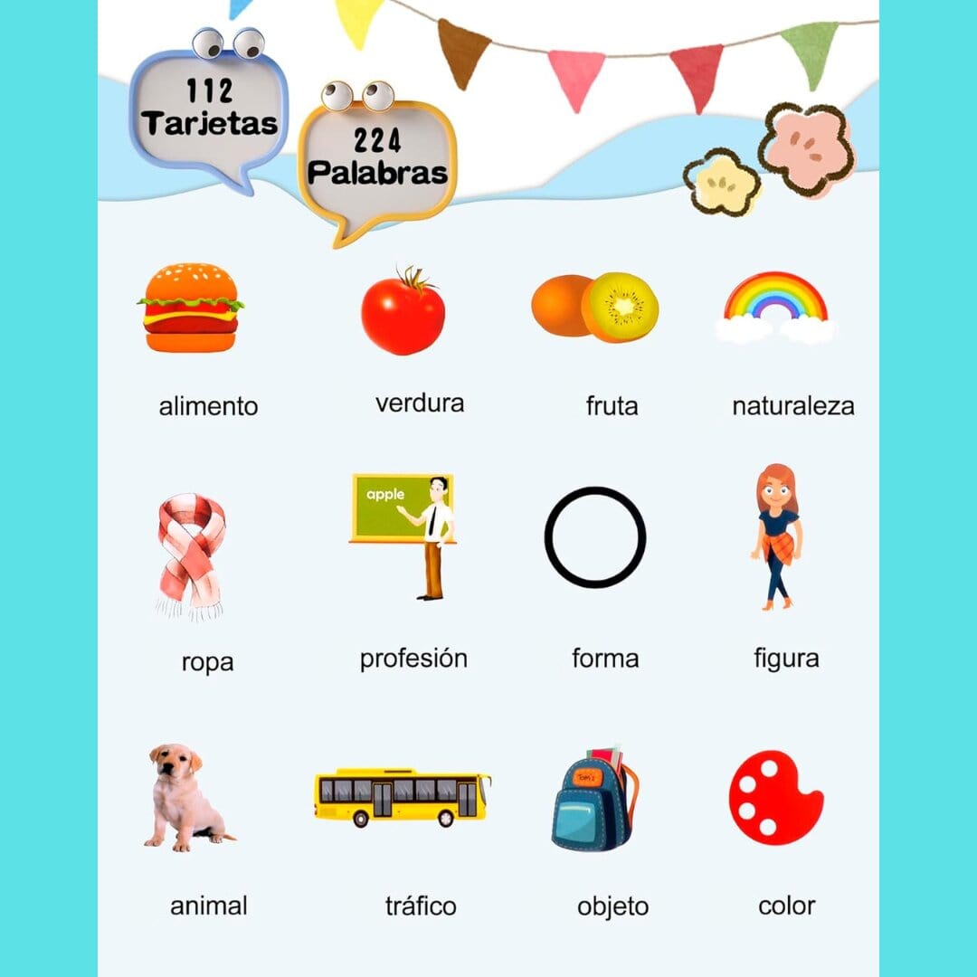 FunKid™ - Tarjetas Educativas en Español e Inglés