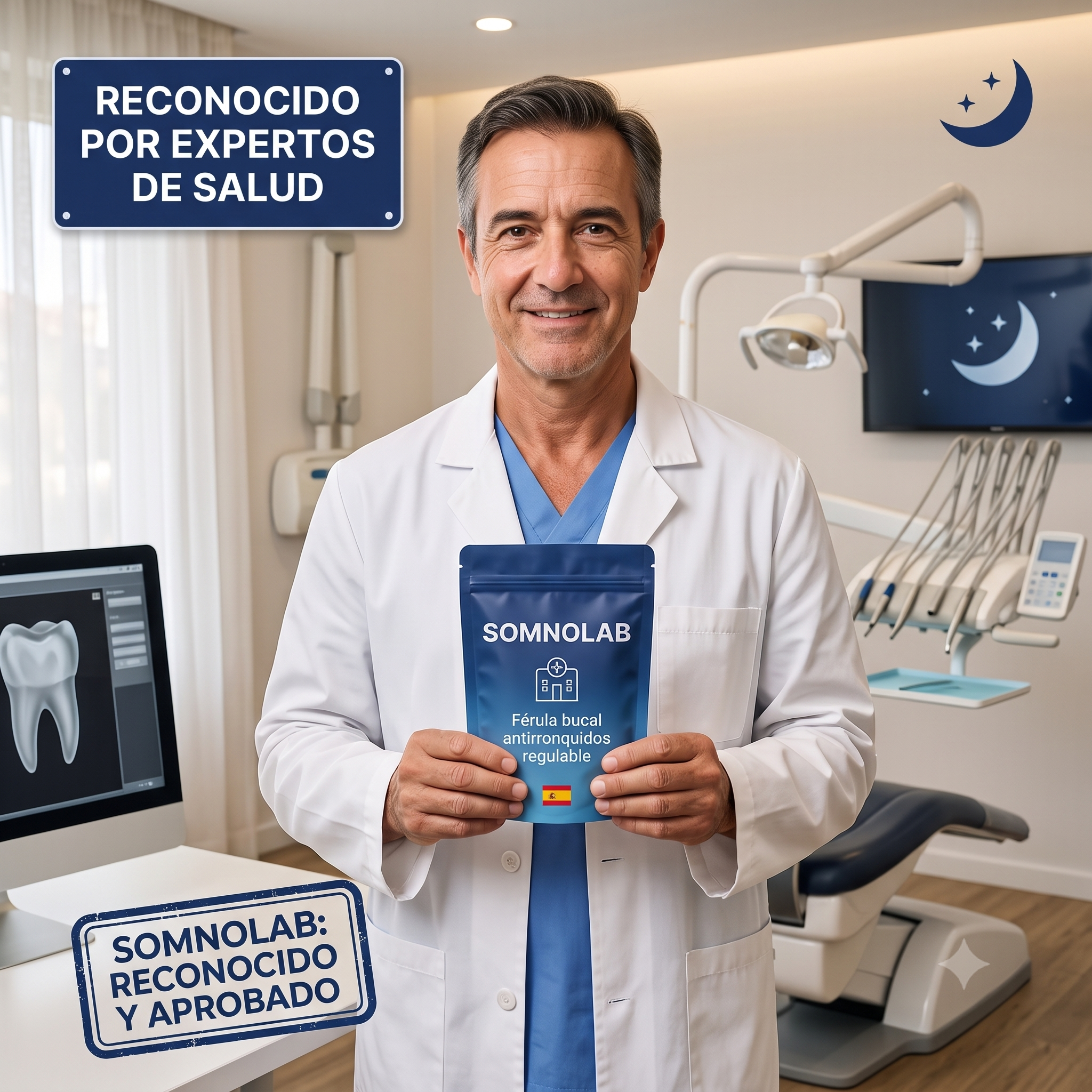Elimina los ronquidos desde la primera noche – SomnoLab (+ ESTUCHE HIGIÉNICO PROTECTOR DE REGALO)