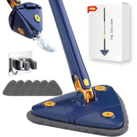 Mopa 360º Con Escurrido Automático + 5 Recambios Gratis