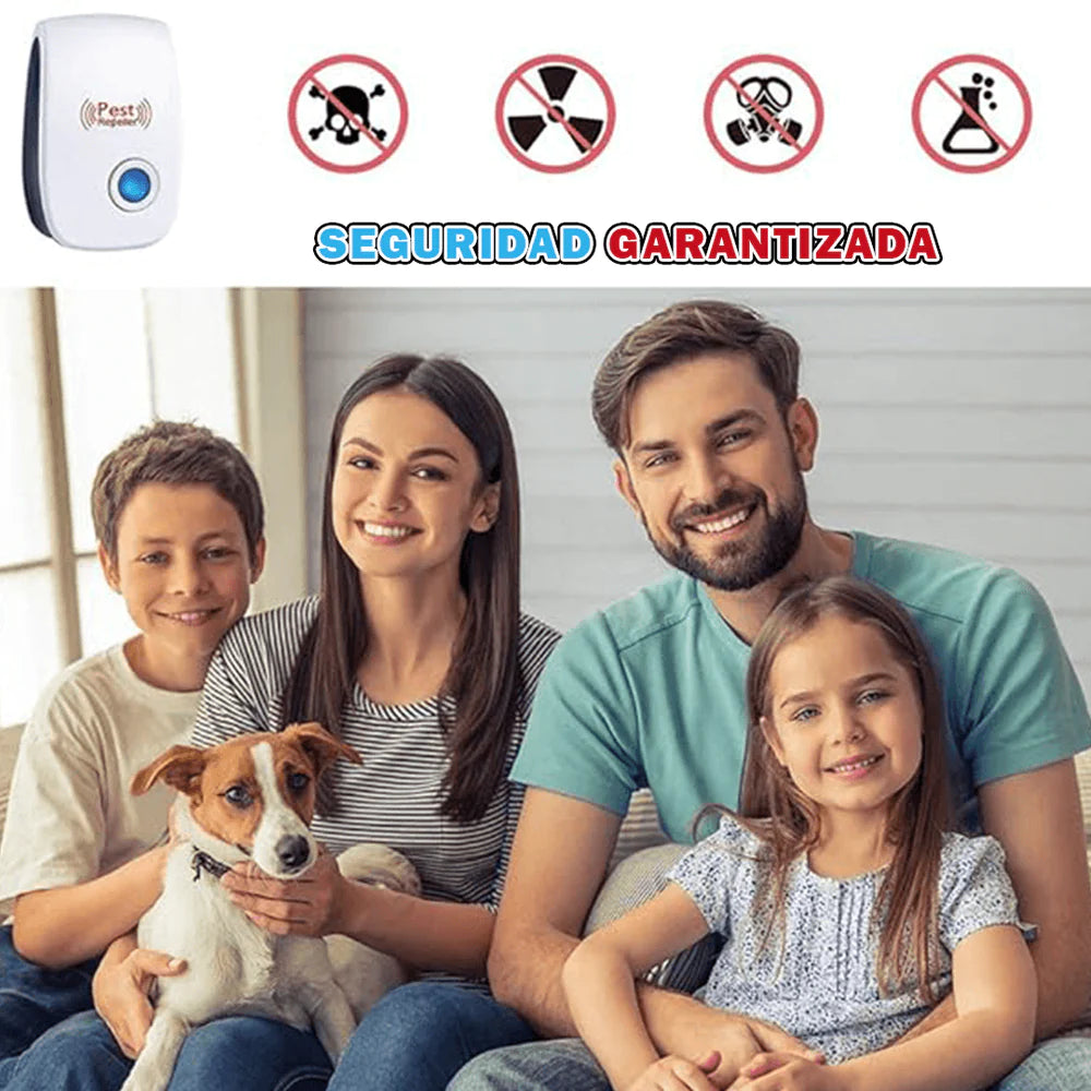 Repelente Ultrasónico (Ratas, Cucarachas, Mosquitos y más) - PestReject™